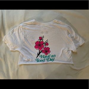 ADIDASxARIZONA cropped shirt!!